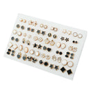 Women Acrylic Crystal Stud Earrings Set: Trendy Small Studs for Fashionable Women  ourlum.com 22  