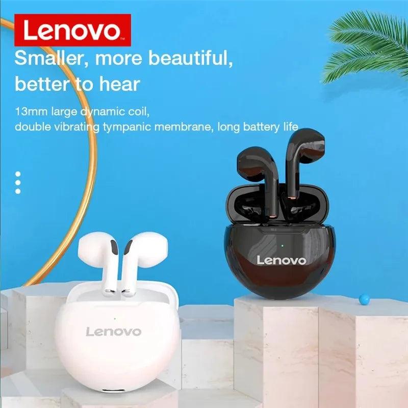 Lenovo HT38 Wireless Bluetooth Earbuds with AI Control and Dual Mic Noise Reduction  ourlum.com   