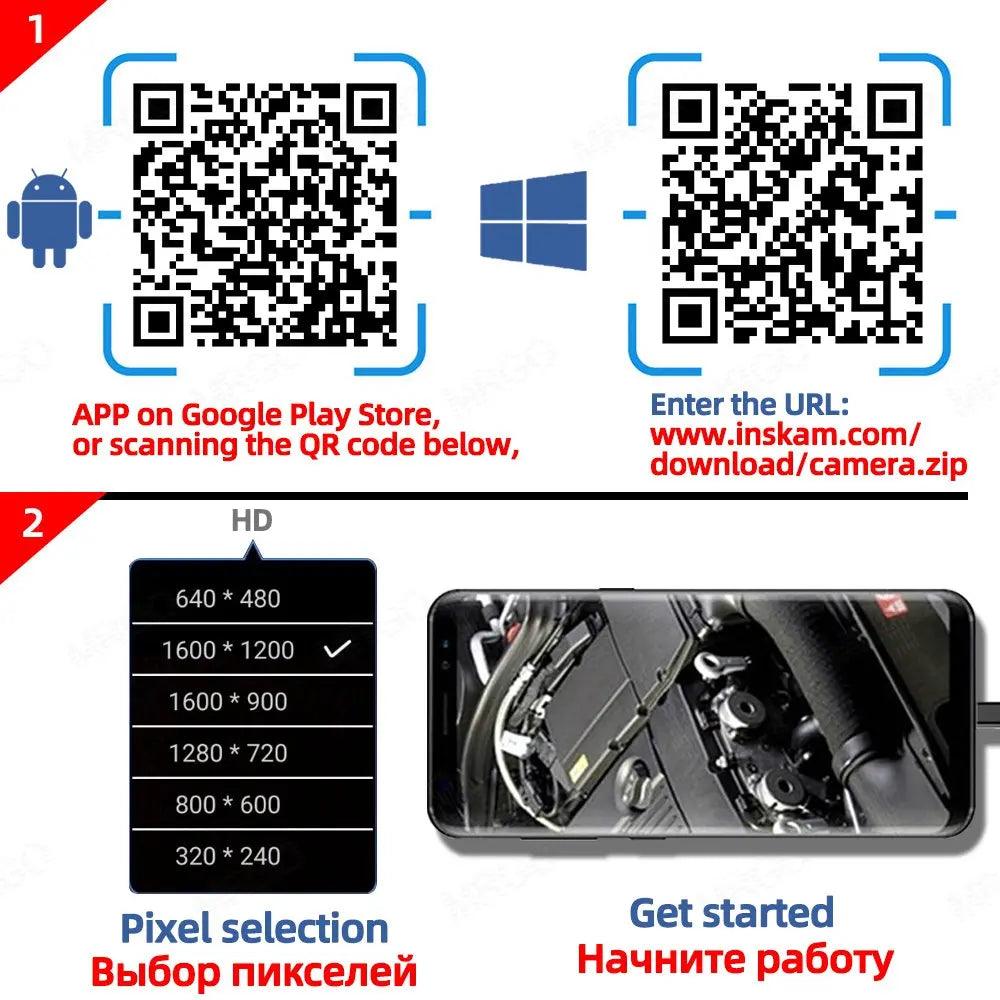 Endoscope Camera: Waterproof Inspection Tool with LED Lights  ourlum.com   