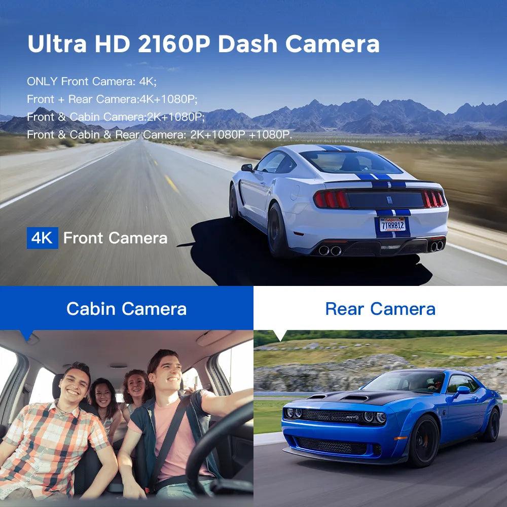 AZDOME M550 Dash Cam: Enhanced Car Surveillance System  ourlum.com   