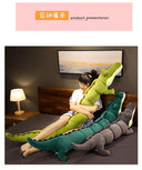 80-180cm Simulation Crocodile Plush Toys Long Pillow Doll