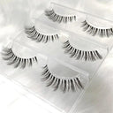 NEW 3D Mink Lashes Natural short Full Strip Lashes Transparent terrier Short Mink Lashes Style False Eyelashes  ourlum.com 3pairs C32  