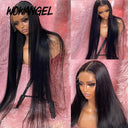 34" Brazilian Human Hair HD Lace Front Wig - Skinlike HD Swiss Lace - Pre Plucked - 13x6 Transparent Lace Frontal - Beginner Friendly - Medium Cap Size  ourlum.com   