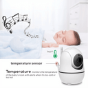 5-Inch HD Video Baby Monitor with Dual Cameras and Lullabies