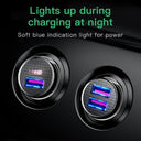 Baseus 30W Car Charger: Fast Charging for , iPhone, Samsung  ourlum.com   