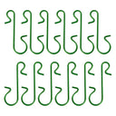 Christmas Ornament Metal S-Shaped Hooks: Enhance Holiday Decor with Ease  ourlum.com green  