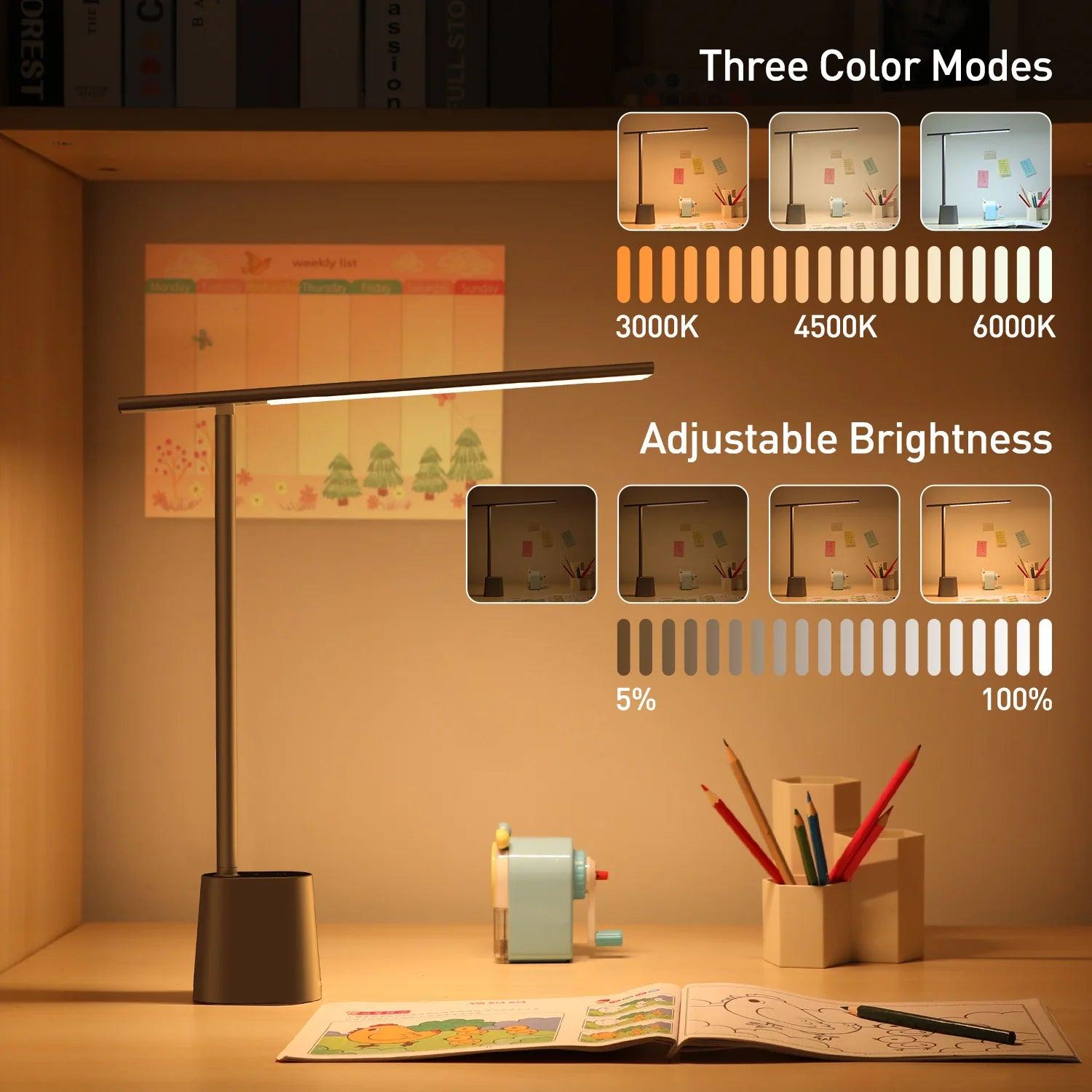 Smart Foldable LED Desk Lamp with Eye-Protection Design  ourlum.com   