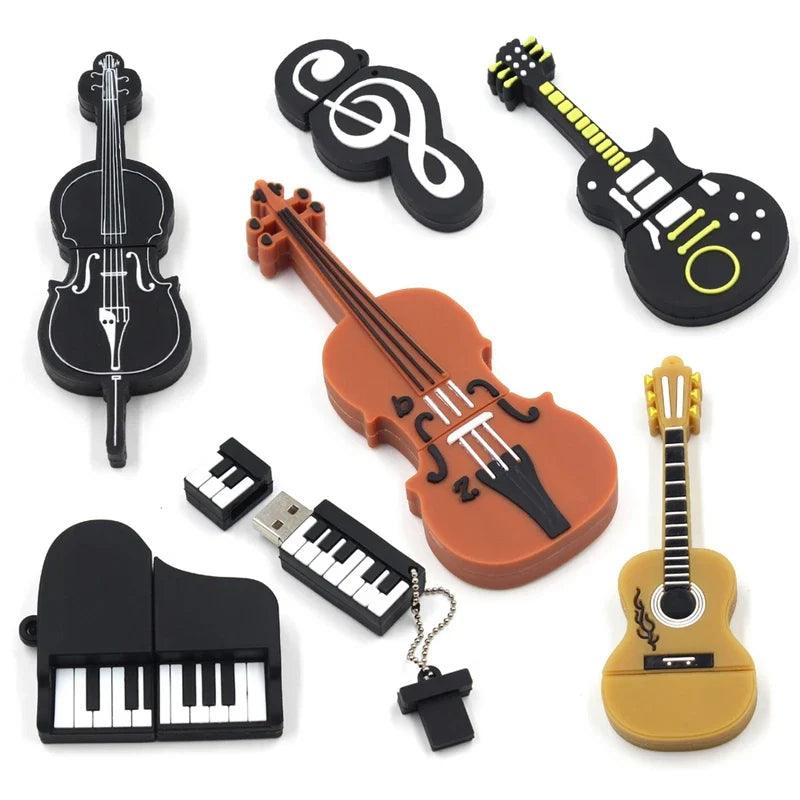 Fast concert pen drive musical instrument keyboard accordion guitar cello violin usb flash drive pendrive 4G 8G 16G 32g 64g 128G