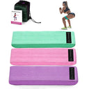 3-Piece Resistance Band Set for Versatile Home Workouts