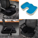 U-Shape Gel Memory Foam Chair Cushion for Summer Comfort