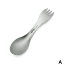 Ultralight Titanium Spork - 2 in 1 Spoon and Fork Travel