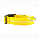 LED Glow Safety Dog Collar: Bright Night Light for Pets  ourlum.com Yellow XS 28-38 cm 