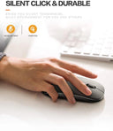 Wireless Rechargeable Mouse Silent Slim Mini for Office Use