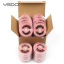 YSDO Wholesale False Lashes 4/10/20/30/50/100 Pairs 3D Mink Lashes Natural Soft Fluffy Eyelashes Volume Makeup Faux Cils In Bulk