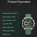 NAVIFORCE Stylish LED Military Watch for Men Elegant Timepiece