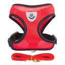 Adjustable Mesh Dog Harness: Comfortable Polyester Leash for Small Medium Pet  ourlum.com Red S(1.5-2.5 kg) 