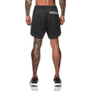 2025 Summer Running Shorts Men 2 in 1 Quick Dry Gym Shorts