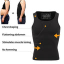 Men's Slimming Body Shaper Corset Vest Shirt Compression