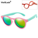 YouthFlex Polarized Sunglasses for Kids-Flexible Silicone Frame-UV400 Protection-Fashionable Shades-Eyewear for Boys and Girls  ourlum.com pink green red  