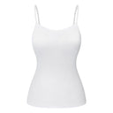 Adjustable Cotton Cami with Shelf Bra Women's Tank Top