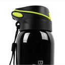 500ML Insulated Stainless Steel Cycling Water Bottle with Straw - Double Walled Vacuum Mug for Hot and Cold Drinks