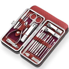 Professional Stainless Steel Nail Care Kit: Nail Grooming Set for Precision Trimming