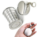 Compact Stainless Steel Folding Cup for Outdoor Travel