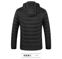 Men Winter Warm USB Heating Jackets Smart Thermostat Waterproof