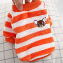 Winter Pet Fleece Coat: Cute Fruit Print Jacket for French Bulldog Chihuahua  ourlum.com G S 