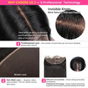 Premium Brazilian Straight Human Hair Bundle with Lace Frontal