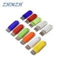 ZHMZH 3LEDs 1.5W Reading Lamps USB Night Lights Mini Book Light Portable U Disk LED Lamp Power Bank Powered 12 colors  ourlum.com   