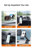 Car Mount Phone Holder: Universal Mobile Stand for Secure GPS Support  ourlum.com   