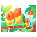 Wooden Cartoon Animal 3D Puzzle for Kids: Educational Toy for Children  ourlum.com 11-bird  