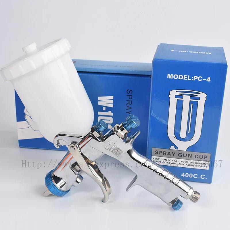 high quality W101 hvlp gravity spray gun W-101 400CC plastic pot 1.0/1.3/1.5/1.8mm original authentic spray gun  ourlum.com   