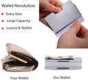 Casekey Mens Slim Wallet with Money Clip RFID Card Holder