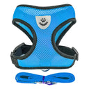 Adjustable Mesh Dog Harness: Comfortable Polyester Leash for Small Medium Pet  ourlum.com Blue S(1.5-2.5 kg) 