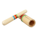 Orff Musical Instruments Wooden Croak Frog Barrel Toys