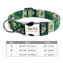 Engraved Nylon Pet ID Collar with Nameplate for Dogs: Personalized Safety Tag Collar  ourlum.com Green S 