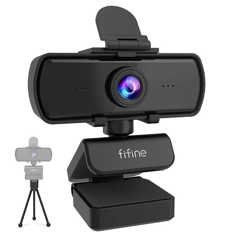 FIFINE Full HD Webcam with Microphone: Enhanced Video Calling & Crystal Clear Audio  ourlum.com spain  