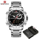 NAVIFORCE Stylish Quartz Men's Sports Watch Luxury Military Timepiece