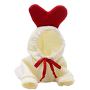 Cozy Plush Winter Pet Jacket for Small Dogs and Cats  ourlum.com Red heart XS 