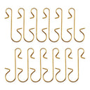 Christmas Ornament Metal S-Shaped Hooks: Enhance Holiday Decor with Ease  ourlum.com gold  