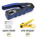 YPAY RJ45 Crimper: Premium Ethernet Cable Tool  ourlum.com SET C United State 