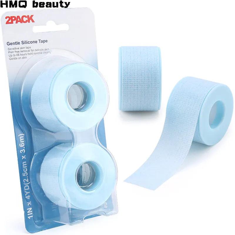 New breathable easy to tear Medical Tape/White Silk Paper Under Patches Eyelash Extension Supply Eyelash Extension Tape  ourlum.com   