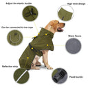 Large Dog Winter Vest Jacket: Waterproof Coat for Greyhound Doberman  ourlum.com   