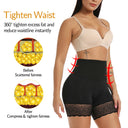 High Waist Lace Body Shaper Shorts Tummy Control Slimming