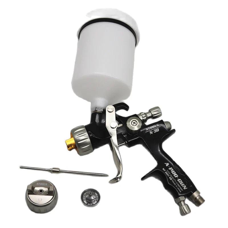 Spray Gun With 1.3 And 1.7mm Car Paint Gun With 600CC Mix Tank And Adpater Varnish Paint Sprayer /Air Spray Gun/Air Tools  ourlum.com   