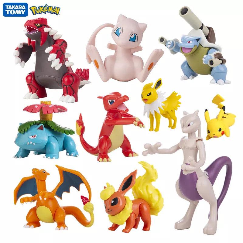 Pokemon Cartoon Anime Figure Pikachu Mewtwo Charmander Blastoise Pet Action Toy  ourlum.com   