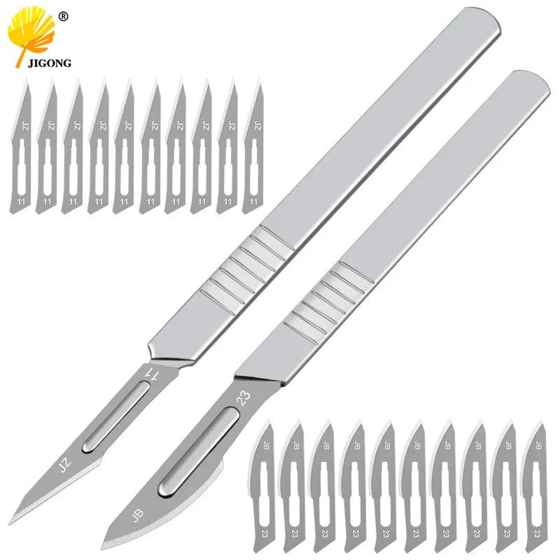 Carbon Steel Surgical Scalpel Blades: DIY PCB Repair Animal Knife  ourlum.com   