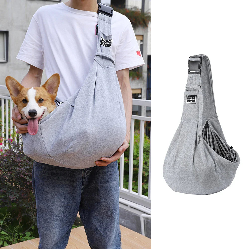 Pet Dog Carrier Bag: Stylish Comfort Sling for Outdoor Adventures  ourlum.com   